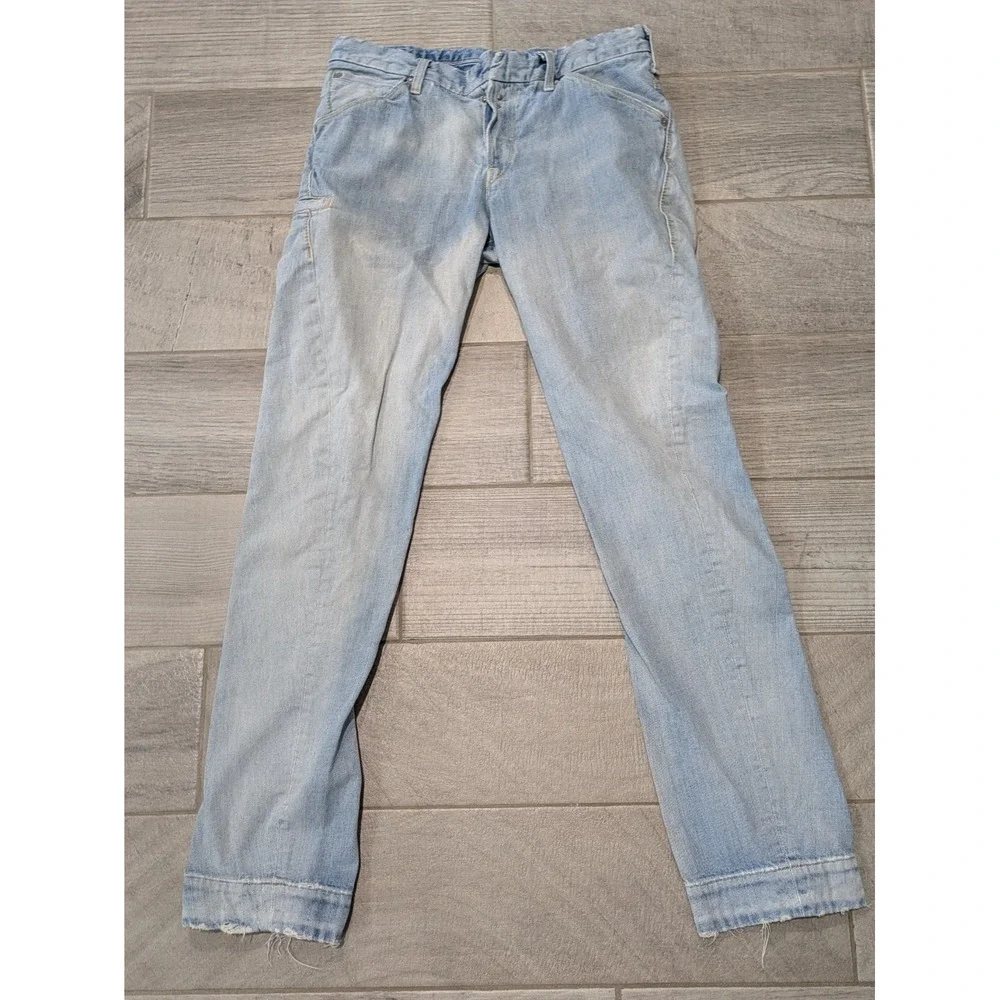 Vintage Levi's Engineered Twisted Jeans 34 (32x34) Hook Fastener Distressed Y2K